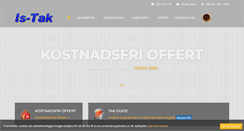 Desktop Screenshot of is-tak.se